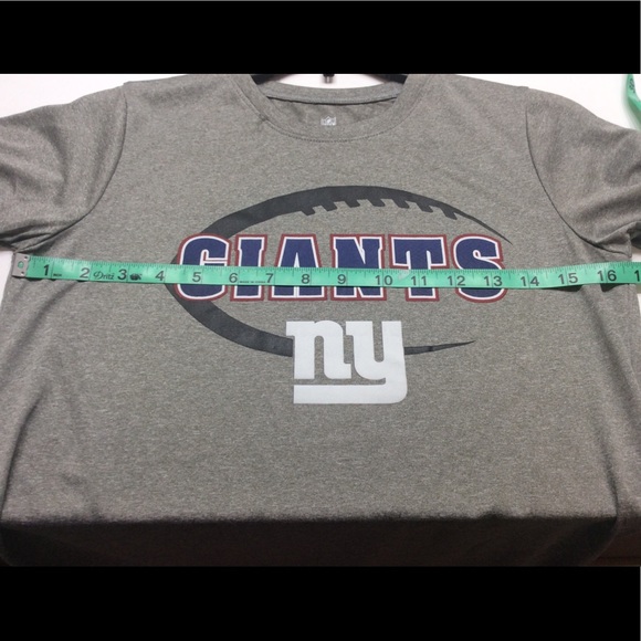 Boys T-shirt Large 12/14 Gray New York Giants NFL - Picture 10 of 11